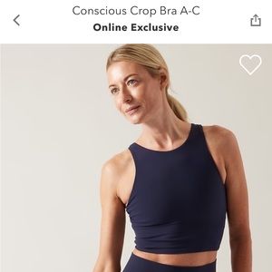 Athleta Conscious Crop Bra